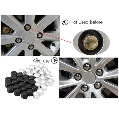 Car Wheel Nut Caps Covers - Lxud Customz