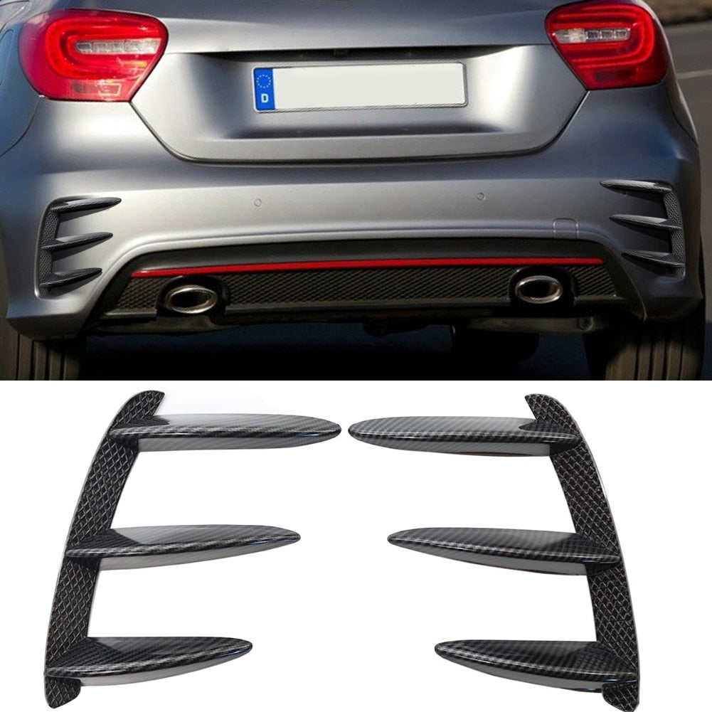 Mercedes Benz W176 A Class Car Rear Bumper Canards - Lxud Customz