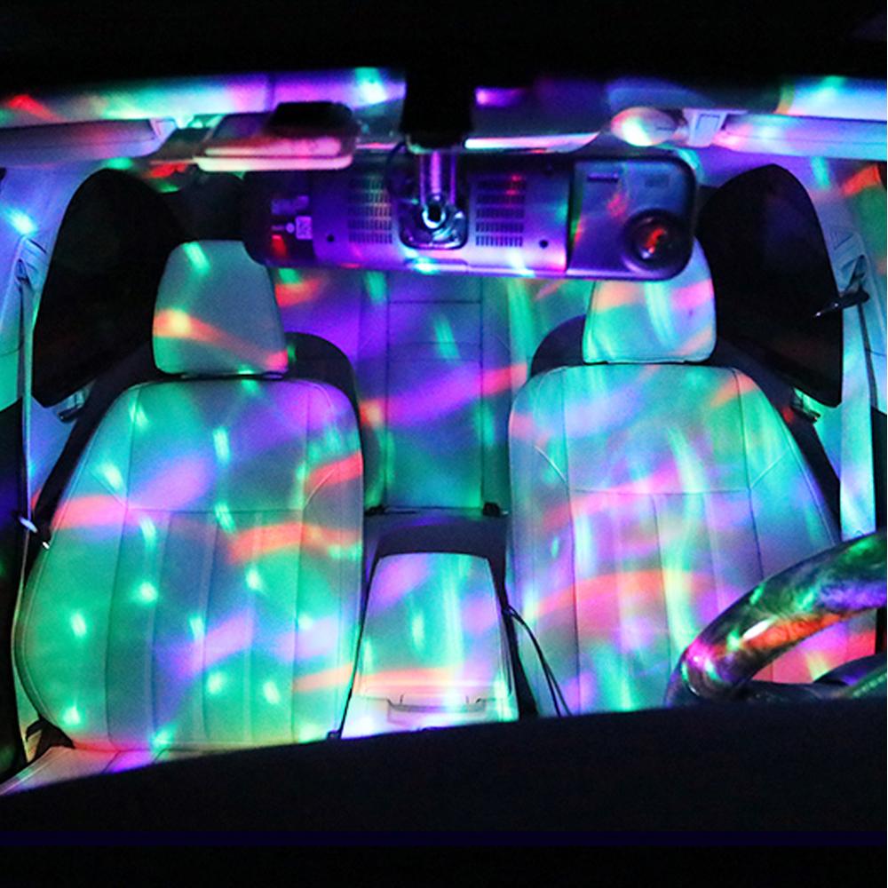 Car USB Ambient Light RGB Mini - Lxud Customz