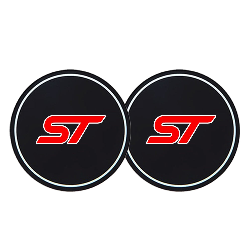 2Pcs Car Coasters For FORD ST - Lxud Customz