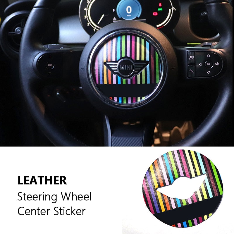 Steering Wheel Airbag Stickers For Mini cooper - Lxud Customz