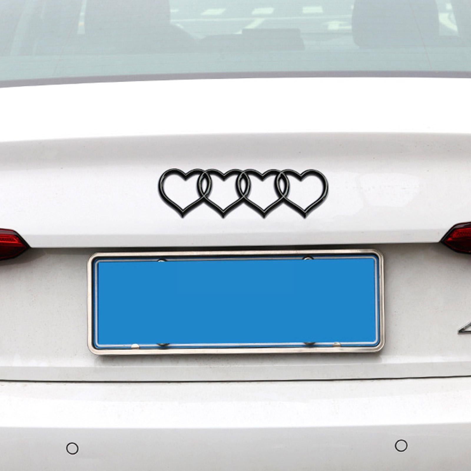 Audi Love Heart Logo Emblem For Audi A4 A3 A5 A6 - Lxud Customz