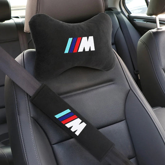 BMW Neck Rest Pillow/Seatbelt Cover