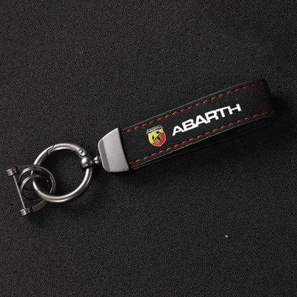 Suede Keychain For Abarth - Lxud Customz