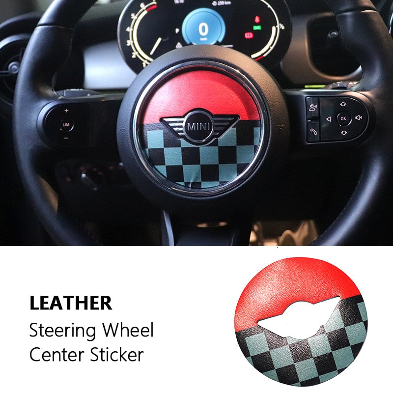 Steering Wheel Airbag Stickers For Mini cooper - Lxud Customz