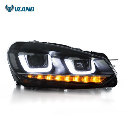 VLAND Golf Mk6 GTI/2010-2014 RHD Headlight - Lxud Customz