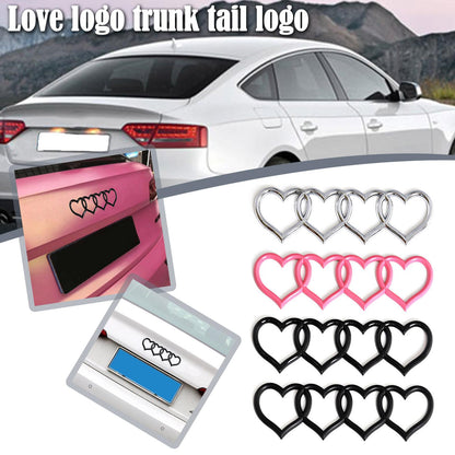 Audi Love Heart Logo Emblem For Audi A4 A3 A5 A6 - Lxud Customz