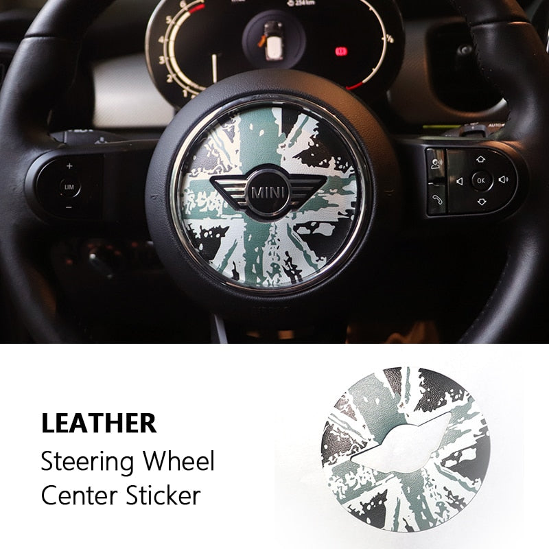 Steering Wheel Airbag Stickers For Mini cooper - Lxud Customz