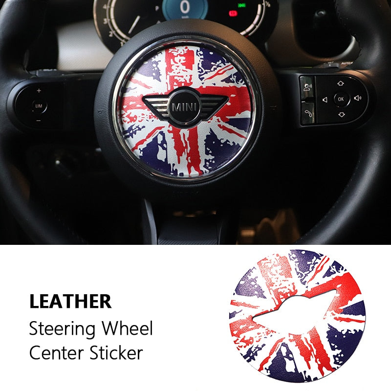 Steering Wheel Airbag Stickers For Mini cooper - Lxud Customz