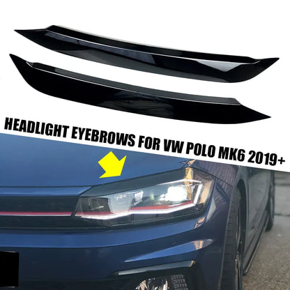 Volkswagen Polo MK6 2019+ Headlight Eyebrows