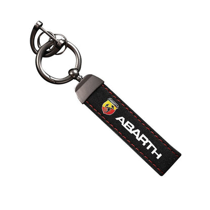 Suede Keychain For Abarth - Lxud Customz