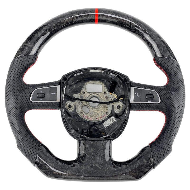 AUDI A3 A4 A5 carbon fiber steering wheel - Lxud Customz