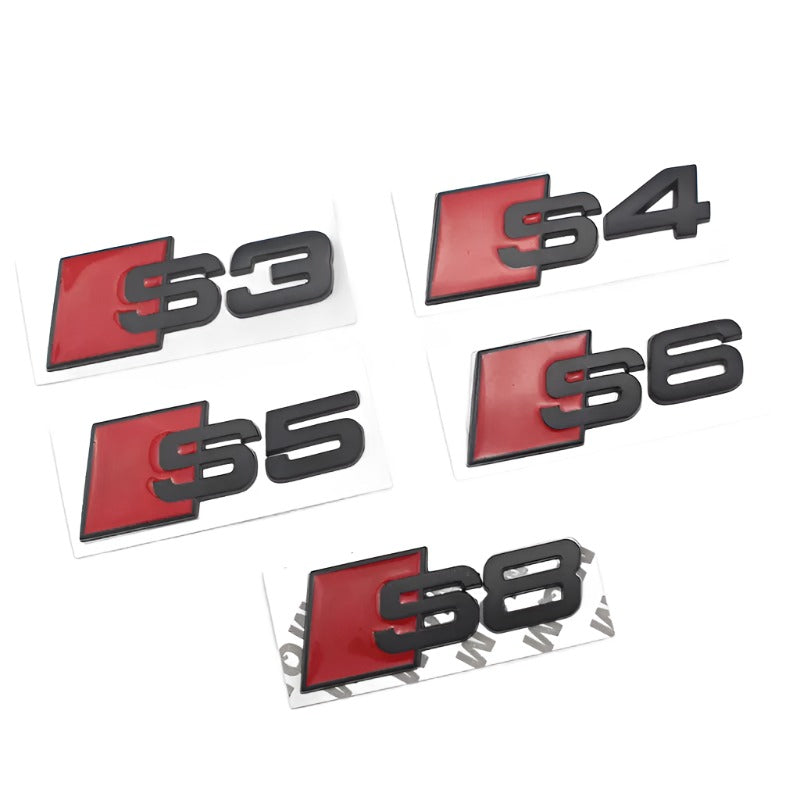 Audi Rear Boot Emblem S3 S4 S5 S6 S7 S8 A3 A4 A5 A6 A7 A8