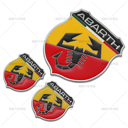 3D Car Abarth Metal Badge Emblem - Lxud Customz