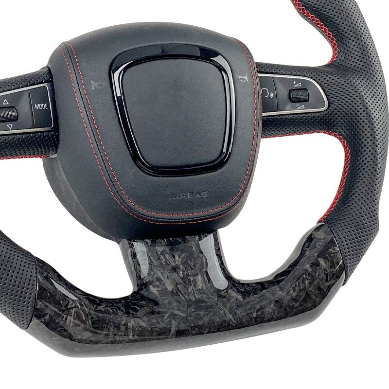 AUDI A3 A4 A5 carbon fiber steering wheel - Lxud Customz