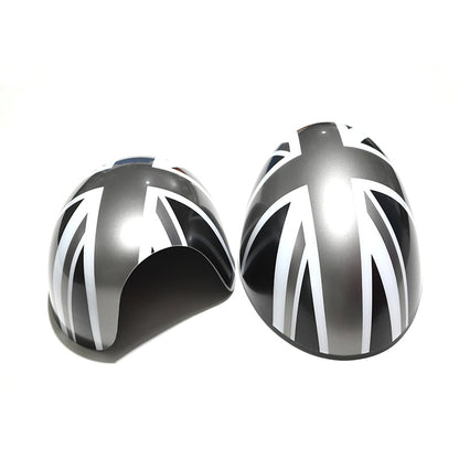 Black Flag Rear View Mirror Cap Covers For Mini Cooper F54 F55 F56 F57 F60 2015-2019 - Lxud Customz