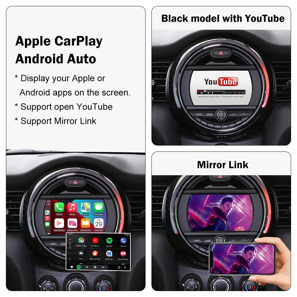 Wireless Apple CarPlay/Android Auto for Mini R55-R61 F54-F57 - Lxud Customz