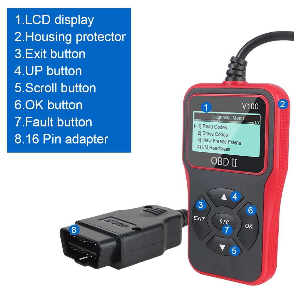 OBD2 Code Reader Car Diagnostic Tool - Lxud Customz