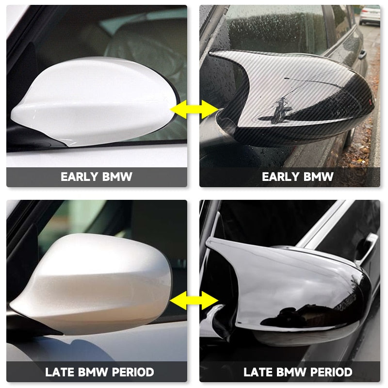 Side Mirror Cover Cap For BMW E81/82 E87/88E90-E93 M3 Style - Lxud Customz