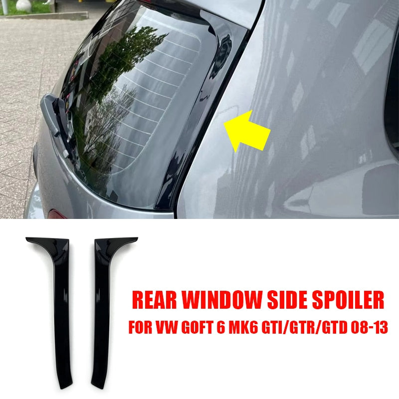 Golf MK6 GTI GTR GTD 2008 - 2012 Back Window Canards - Lxud Customz