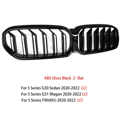 Front Black Grill for BMW THE 5 Series G30 G31 F90 (M5) LCI - Lxud Customz