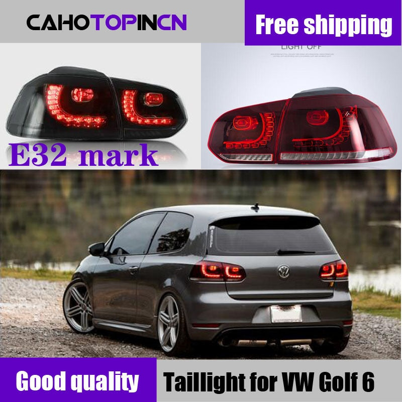 MK6 Golf 2009 - 2013 LED Dynamic Turn Signal Taillight For Volkswagen - Lxud Customz