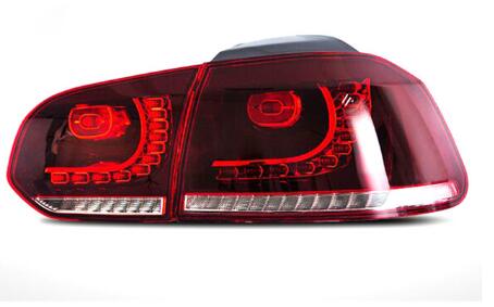 MK6 Golf 2009 - 2013 LED Dynamic Turn Signal Taillight For Volkswagen - Lxud Customz