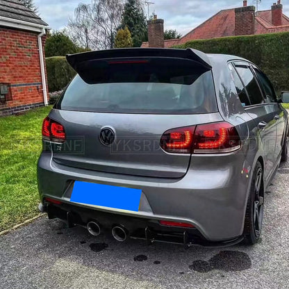 MK6 GTI R20 2010-2013 ABS Plastic Roof Spoiler - Lxud Customz