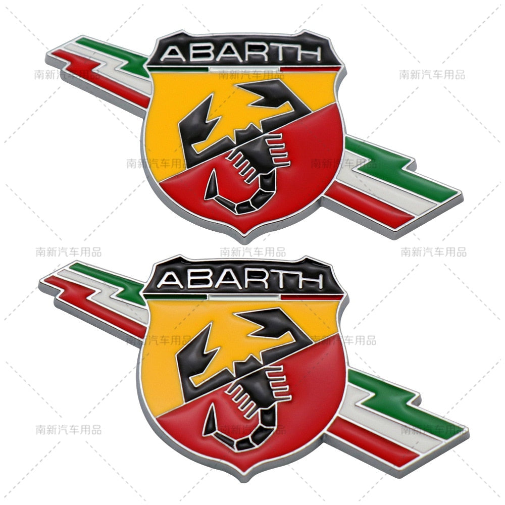 3D Car Abarth Metal Badge Emblem - Lxud Customz