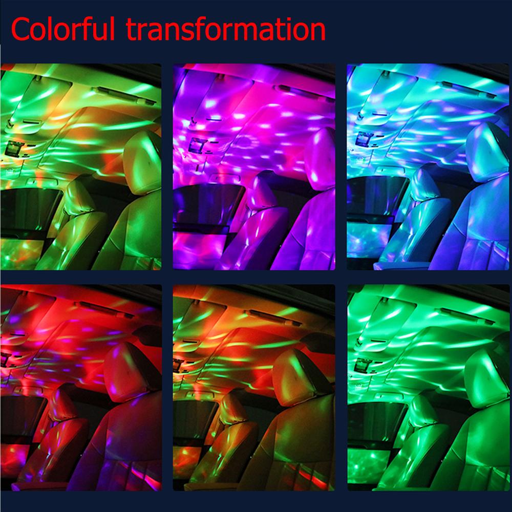 Car USB Ambient Light RGB Mini - Lxud Customz