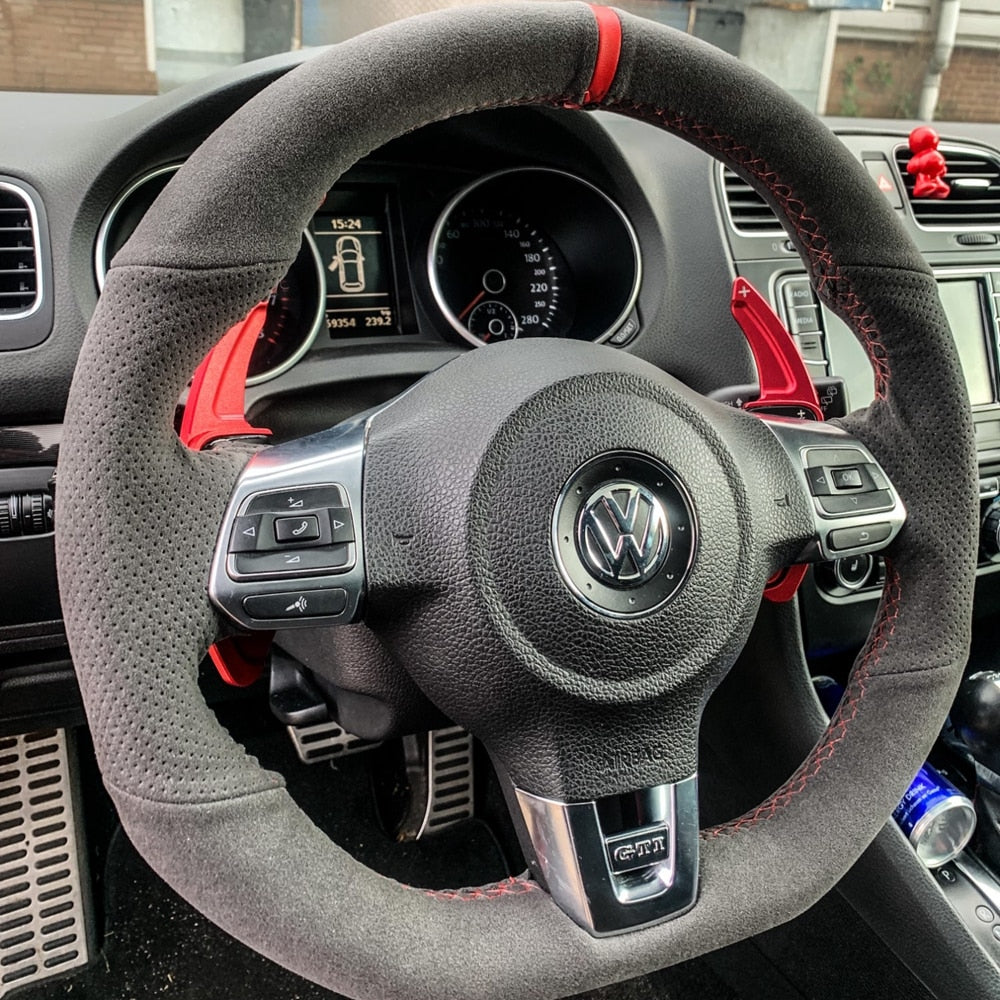 DIY Steering Wheel Cover Retrim Kit For Volkswagen - Lxud Customz