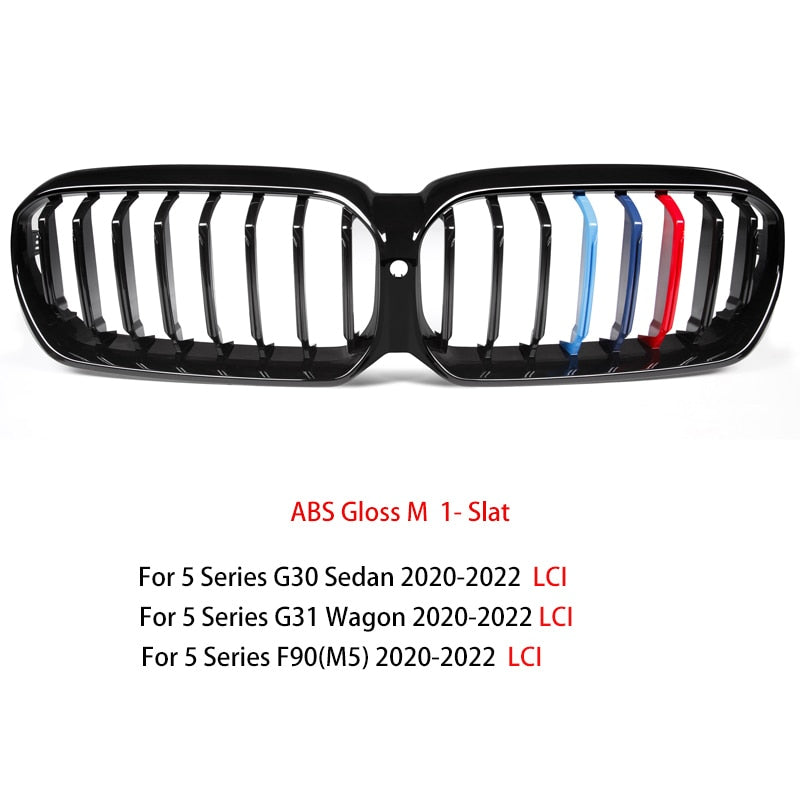 Front Black Grill for BMW THE 5 Series G30 G31 F90 (M5) LCI - Lxud Customz