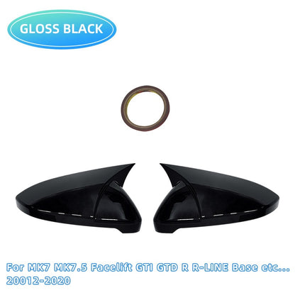 Golf MK6 MK7 7.5 GTI R GTD Base 2009-2020 2Pcs Side Mirror Cover Caps - Lxud Customz