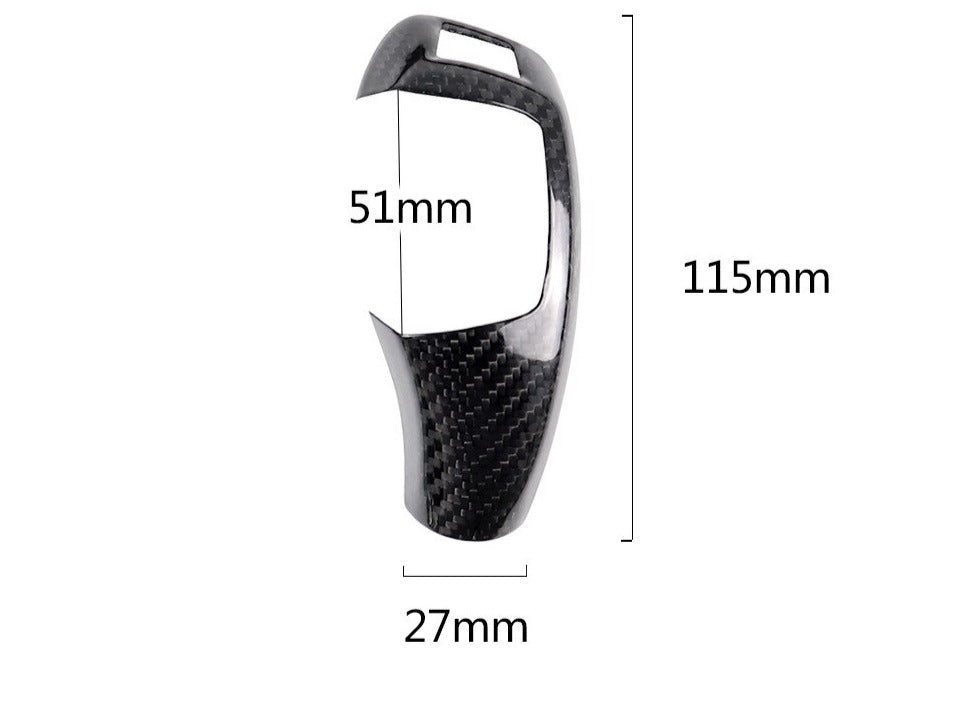 Gear shift knob trim carbon fiber BMW - Lxud Customz