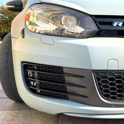 MK6 GTI GTD 2008-2012  Grill Fog Light Cover - Lxud Customz