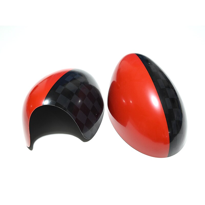 Black Flag Rear View Mirror Cap Covers For Mini Cooper S Hatchback R50 R52 R53 - Lxud Customz