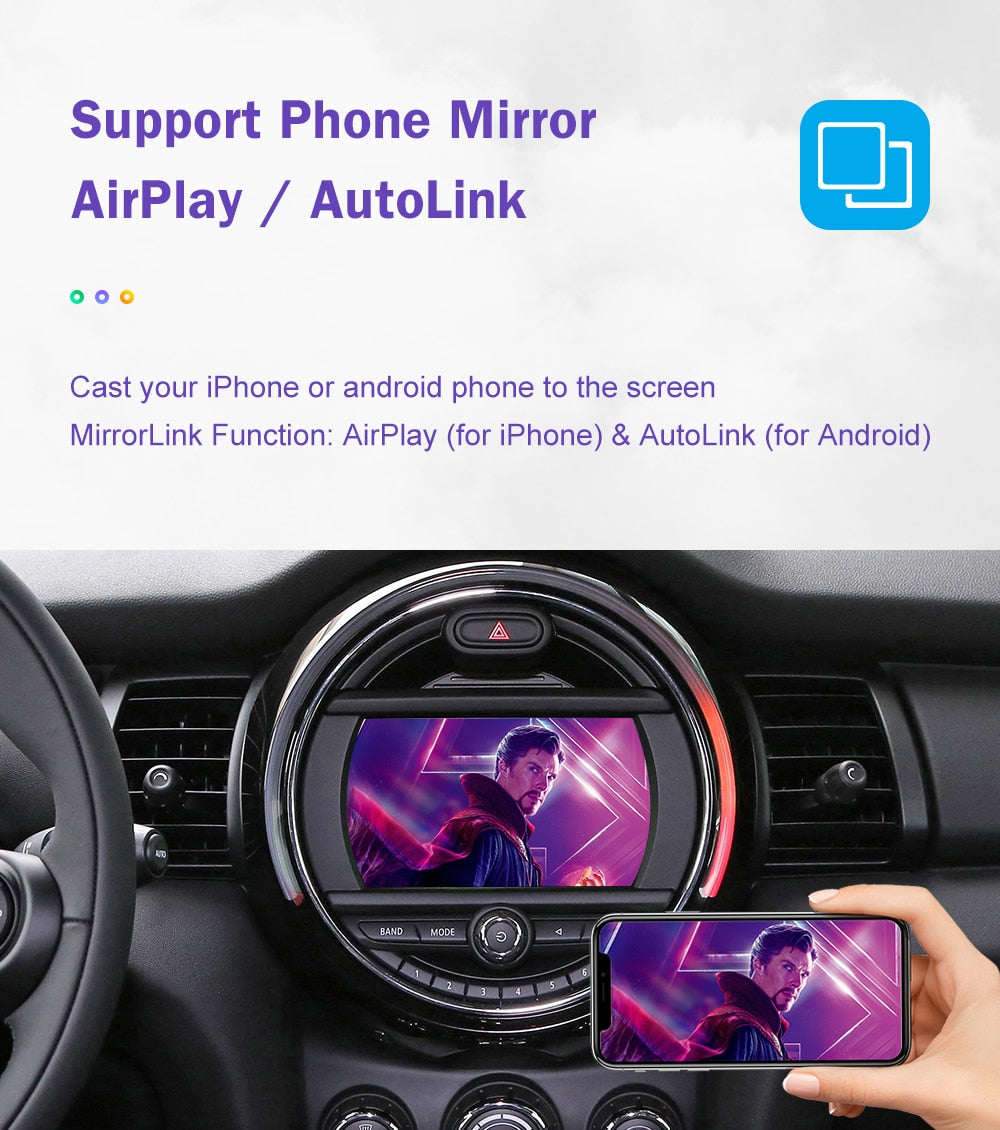 Wireless Apple CarPlay/Android Auto for Mini R55-R61 F54-F57 - Lxud Customz