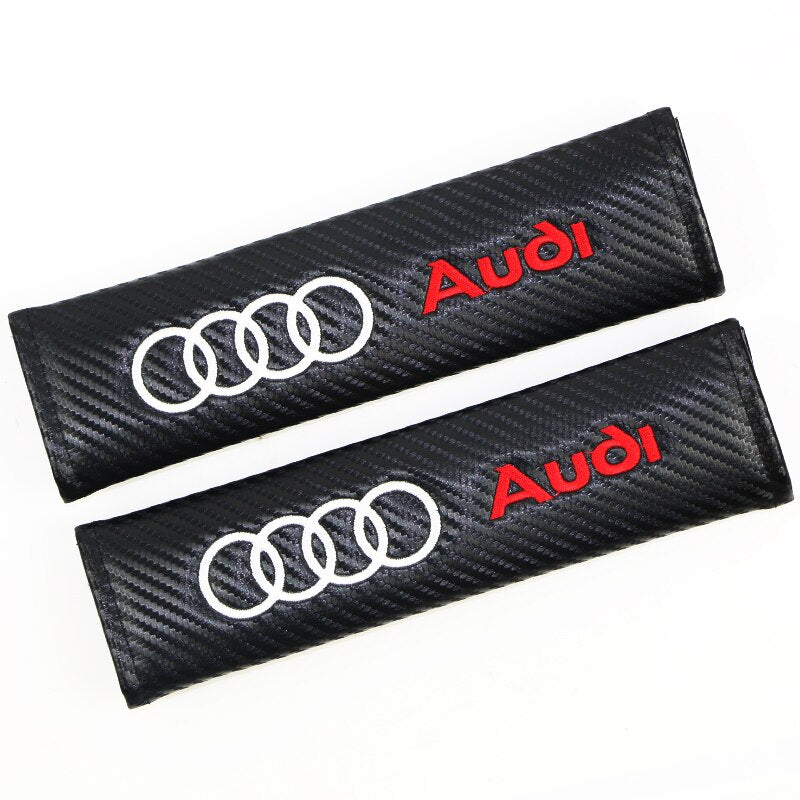 2PCS Car Seatbelt Shoulder Pad For Audi - Lxud Customz