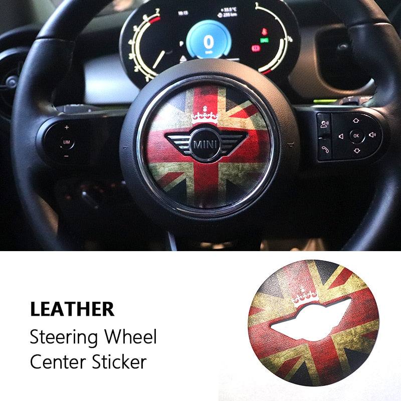 Steering Wheel Airbag Stickers For Mini cooper - Lxud Customz