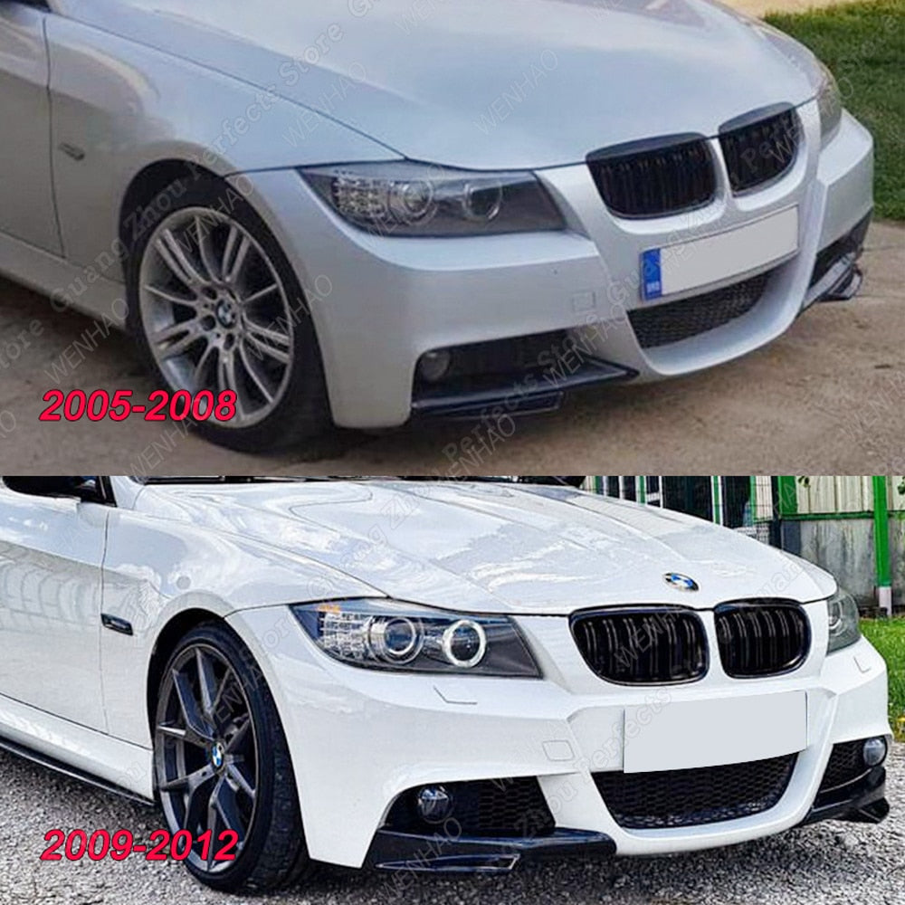 2Pcs Front Bumper Side Splitter BMW 3 Series E90 E91 2005-2012 - Lxud Customz