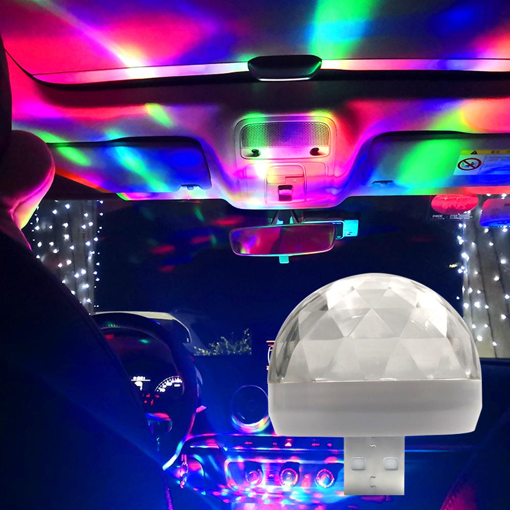 Car USB Ambient Light RGB Mini - Lxud Customz