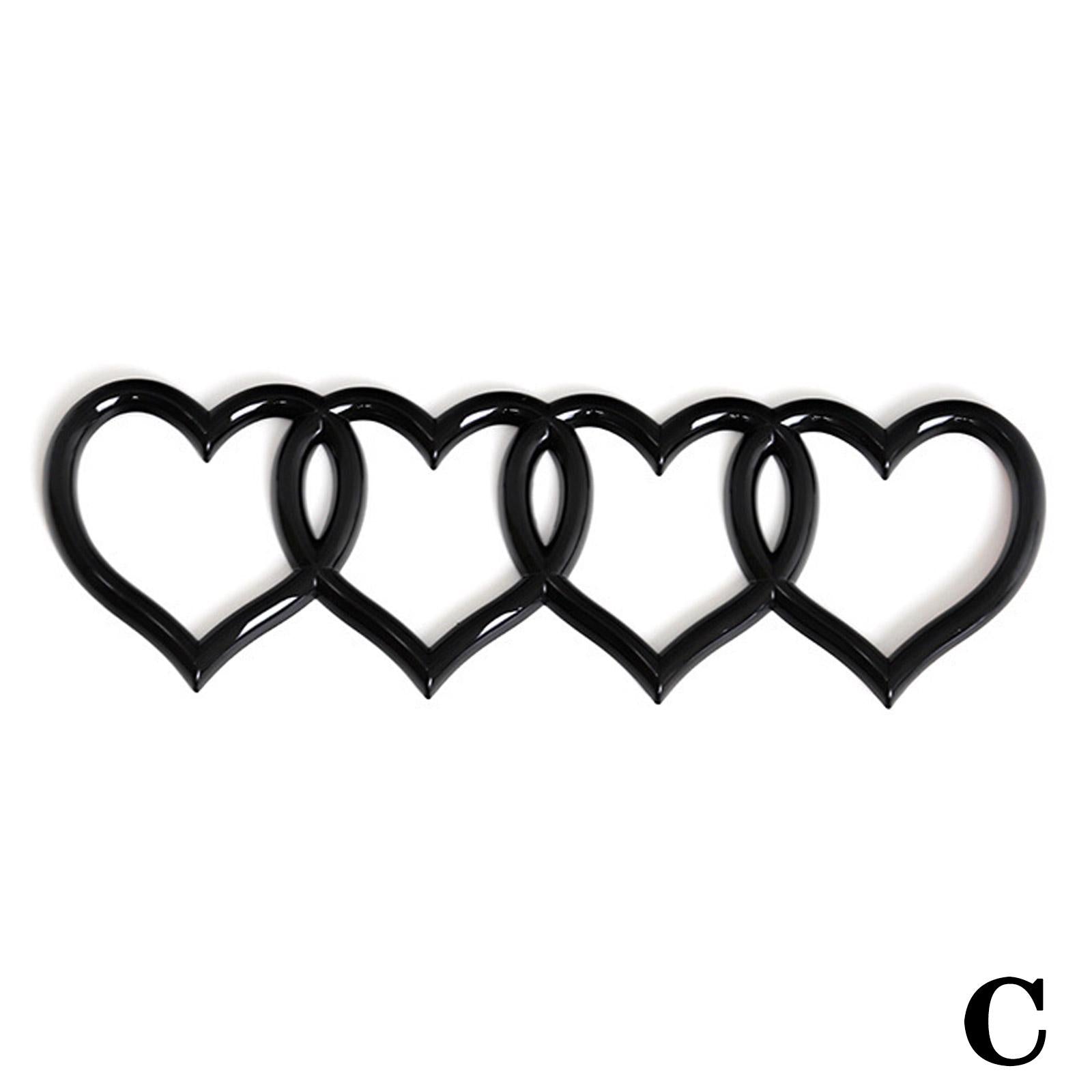 Audi Love Heart Logo Emblem For Audi A4 A3 A5 A6 - Lxud Customz