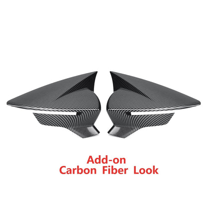 2x Mirror Covers Cap For Seat Leon MK3 MK3.5 2013-2019/ Ibiza MK5 - Lxud Customz