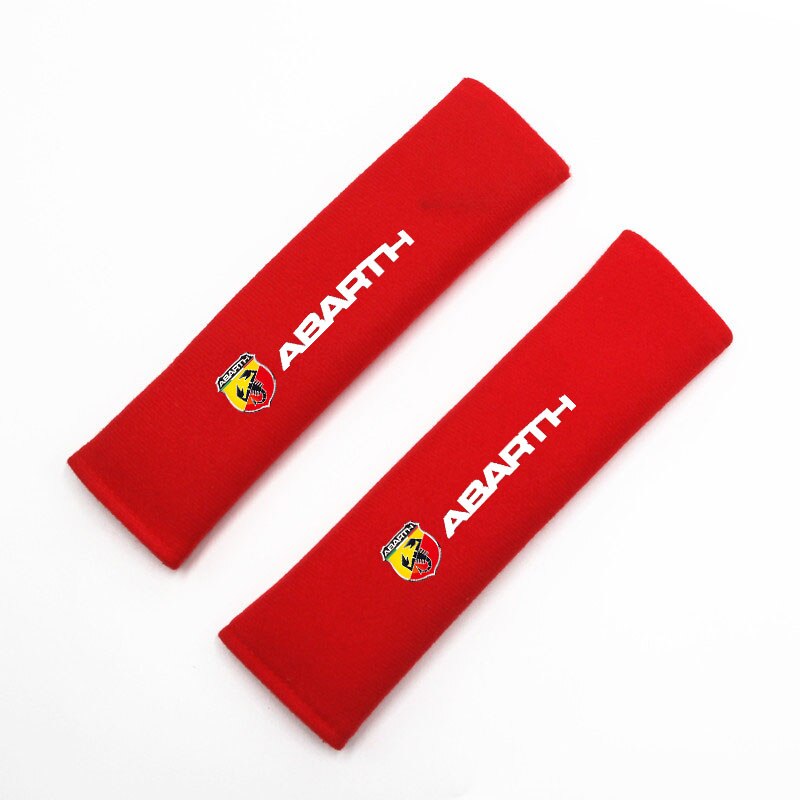 2PCS Seatbelt Shoulder Protector For Abarth - Lxud Customz