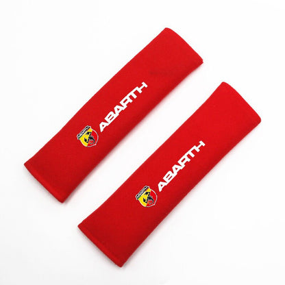 2PCS Seatbelt Shoulder Protector For Abarth - Lxud Customz