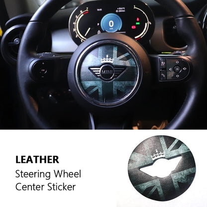 Steering Wheel Airbag Stickers For Mini cooper - Lxud Customz