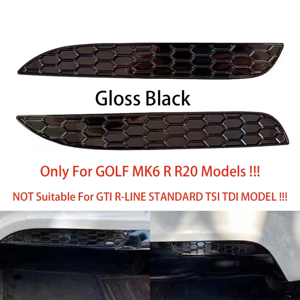 Golf 6/7/7.5 GTI R Standard 2009-2023 Rear Bumper Reflector Honeycomb Cover - Lxud Customz