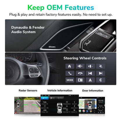 Eonon Andriod 12 Headunit Carplay VAG Volkswagen/Seat/Skoda