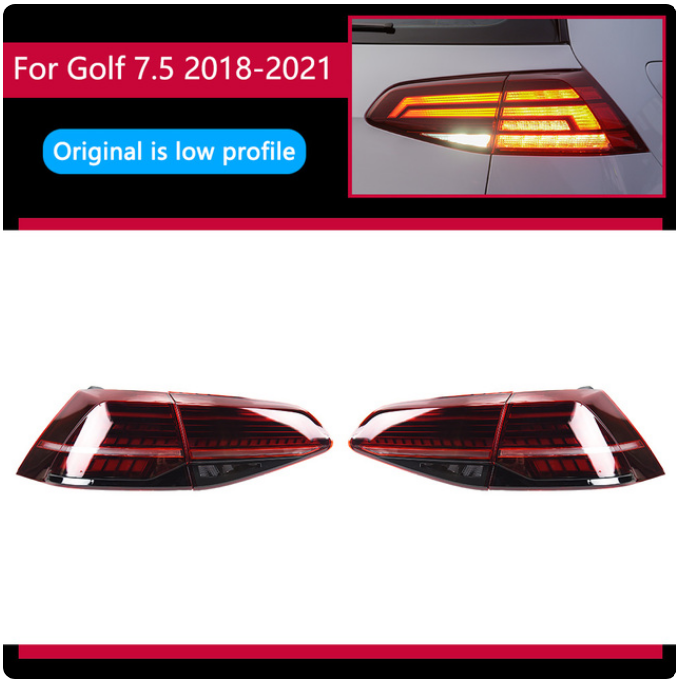 LED Tail Lights For Volkswagen VW Golf 7 MK7 Golf7.5 TSI STI 2013-2019 - Lxud Customz