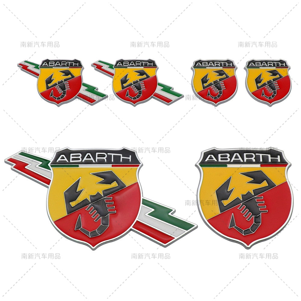 3D Car Abarth Metal Badge Emblem - Lxud Customz